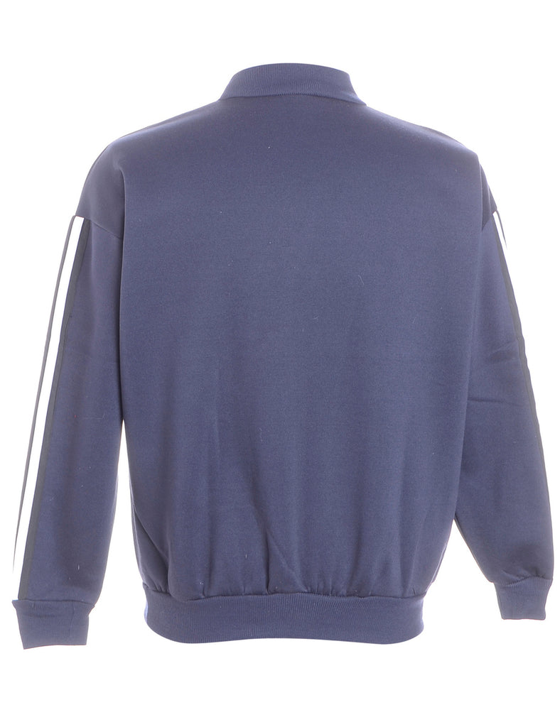Beyond Retro Label Label Corey Branded Stripe Sleeve Sweatshirt