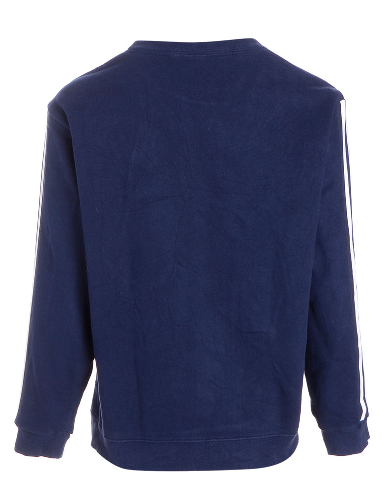 Beyond Retro Label Label Corey Branded Stripe Sleeve Sweatshirt