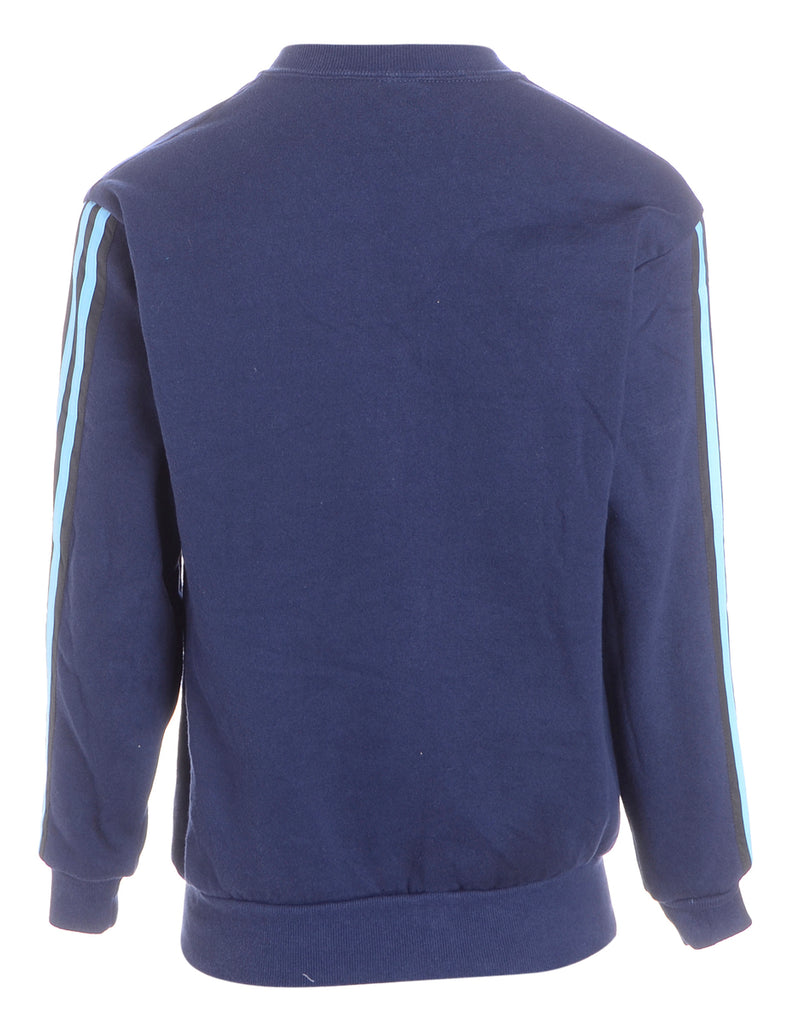 Beyond Retro Label Label Corey Branded Stripe Sleeve Sweatshirt