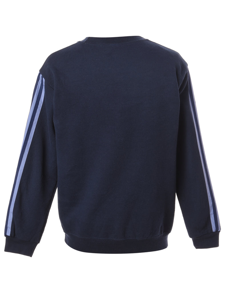 Beyond Retro Label Label Corey Branded Stripe Sleeve Sweatshirt