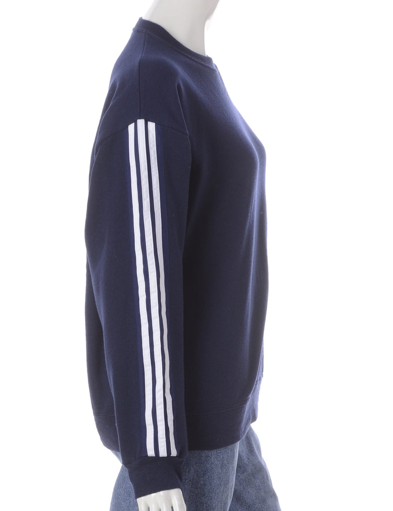 Beyond Retro Label Label Corey Branded Stripe Sleeve Sweatshirt