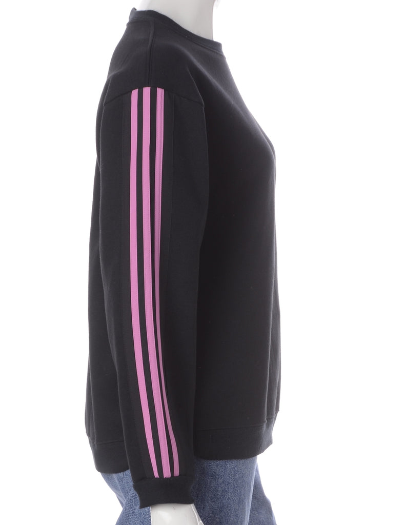 Beyond Retro Label Label Corey Branded Stripe Sleeve Sweatshirt