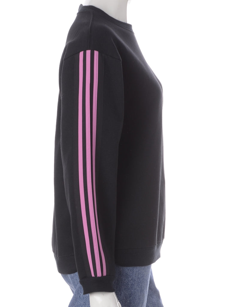 Beyond Retro Label Label Corey Branded Stripe Sleeve Sweatshirt