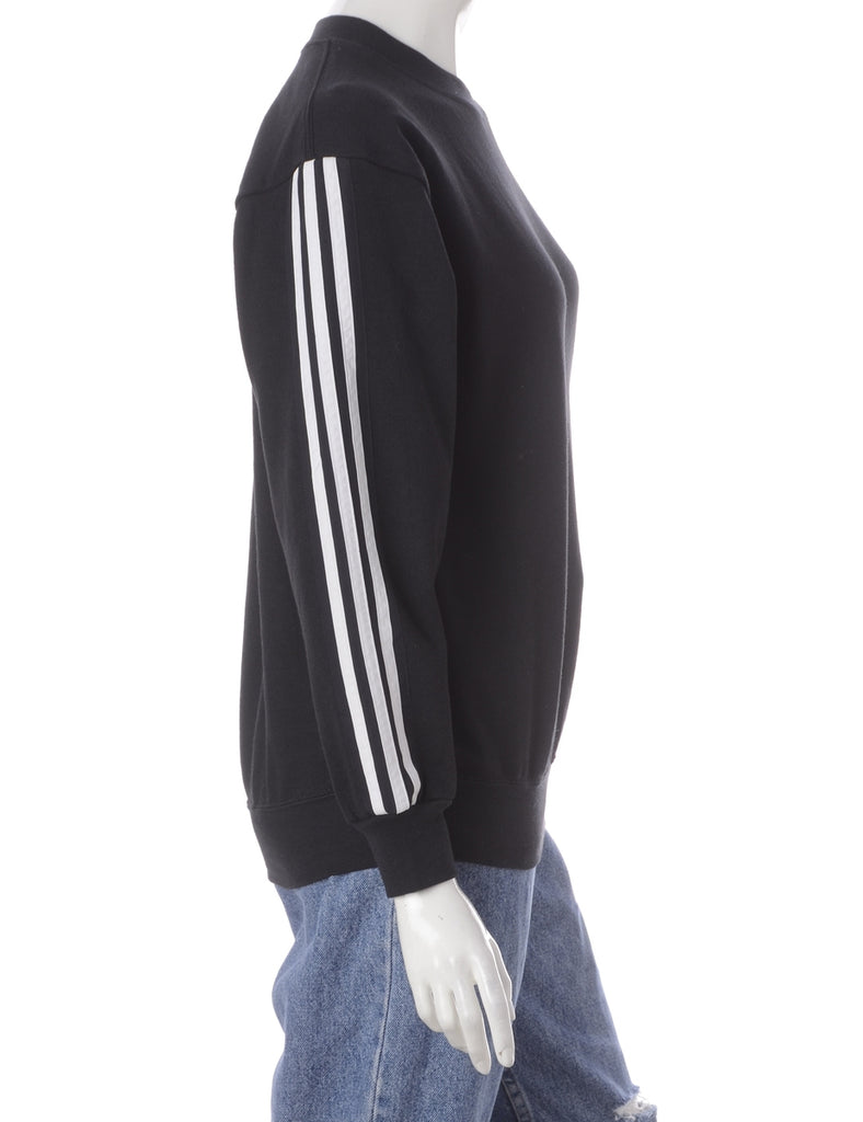 Beyond Retro Label Label Corey Branded Stripe Sleeve Sweatshirt