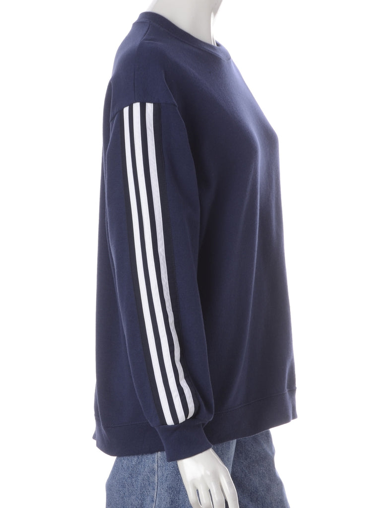 Beyond Retro Label Label Corey Branded Stripe Sleeve Sweatshirt