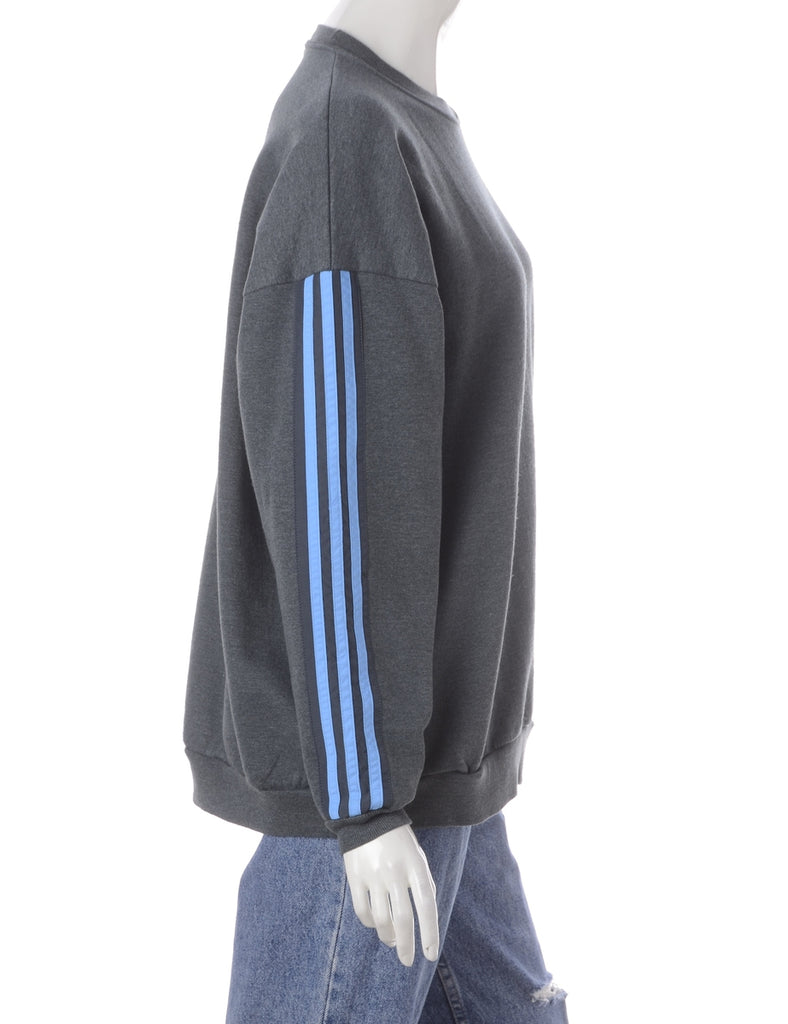 Beyond Retro Label Label Corey Branded Stripe Sleeve Sweatshirt