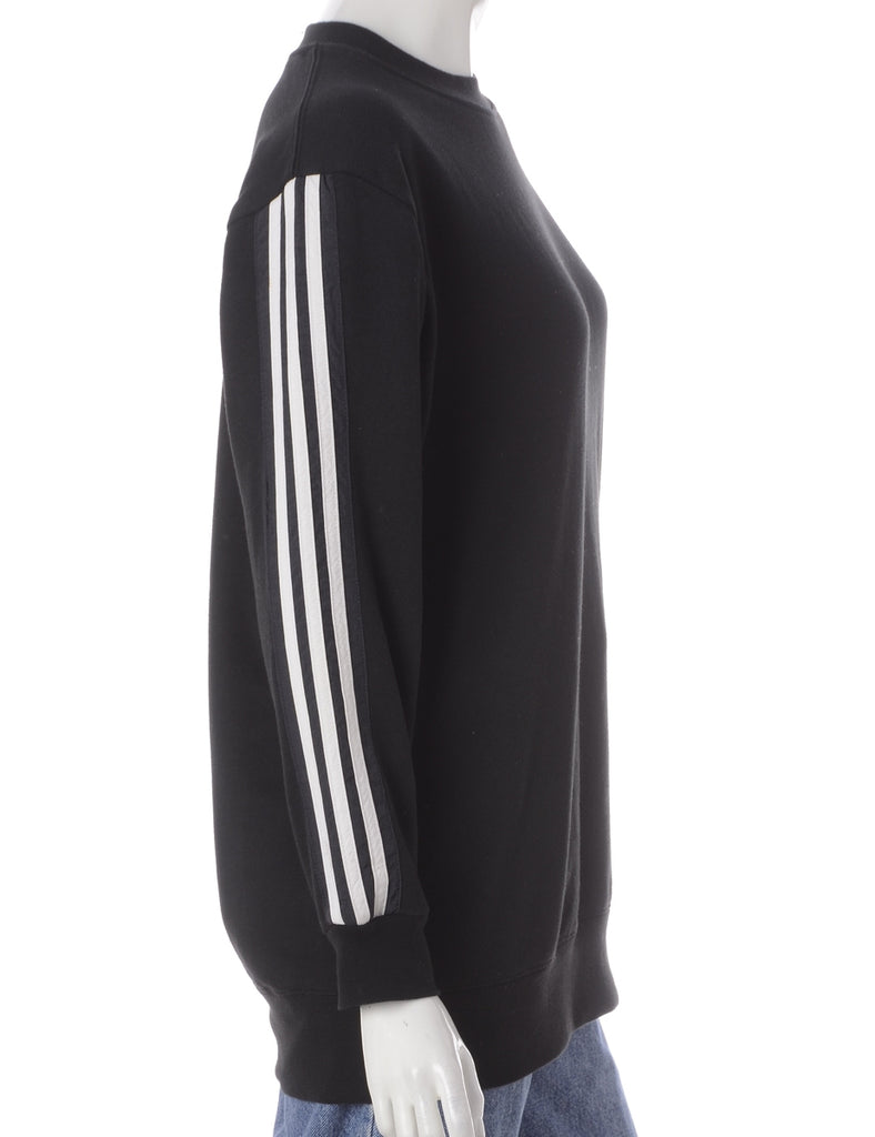 Beyond Retro Label Label Corey Branded Stripe Sleeve Sweatshirt