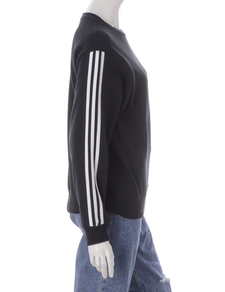Beyond Retro Label Label Corey Branded Stripe Sleeve Sweatshirt