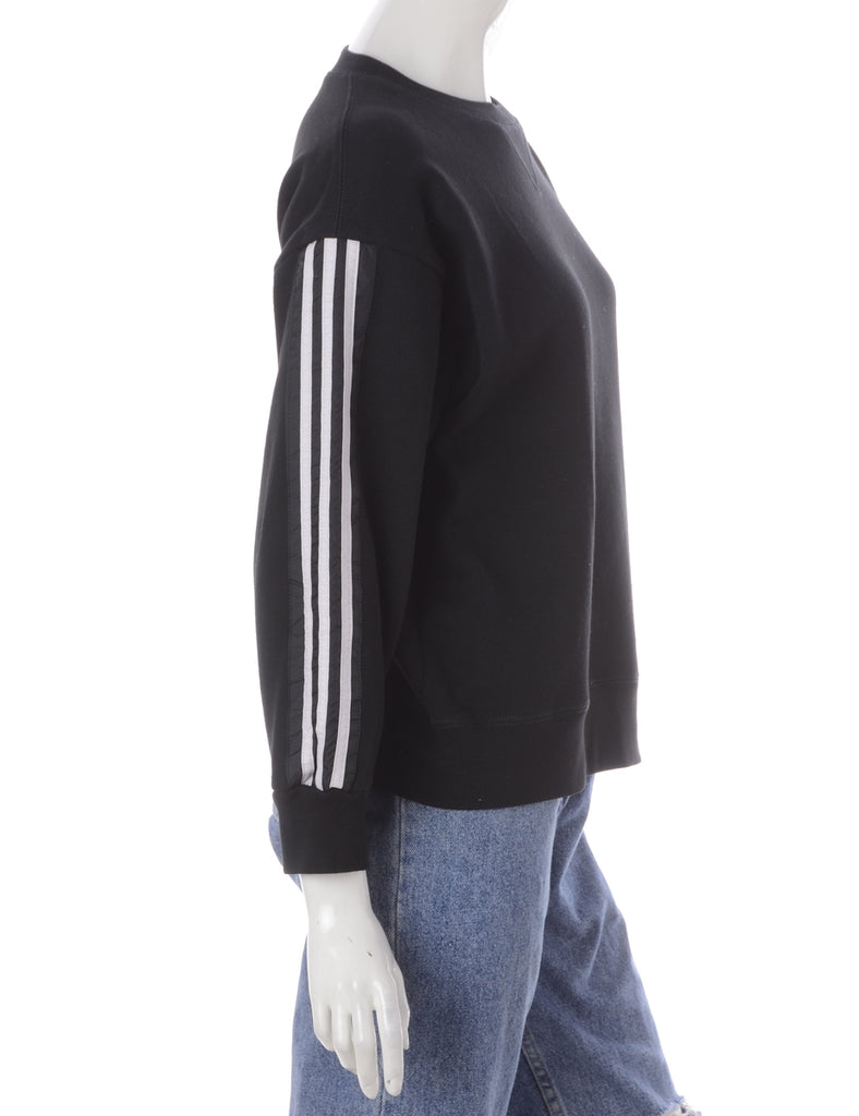 Beyond Retro Label Label Corey Branded Stripe Sleeve Sweatshirt