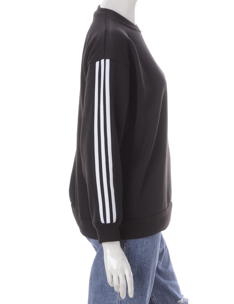 Beyond Retro Label Label Corey Branded Stripe Sleeve Sweatshirt