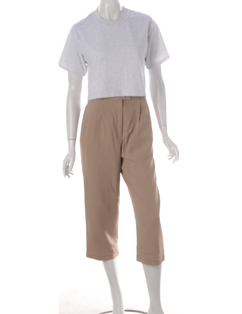 Beyond Retro Label Label Cropped Dana Tapered Trouser