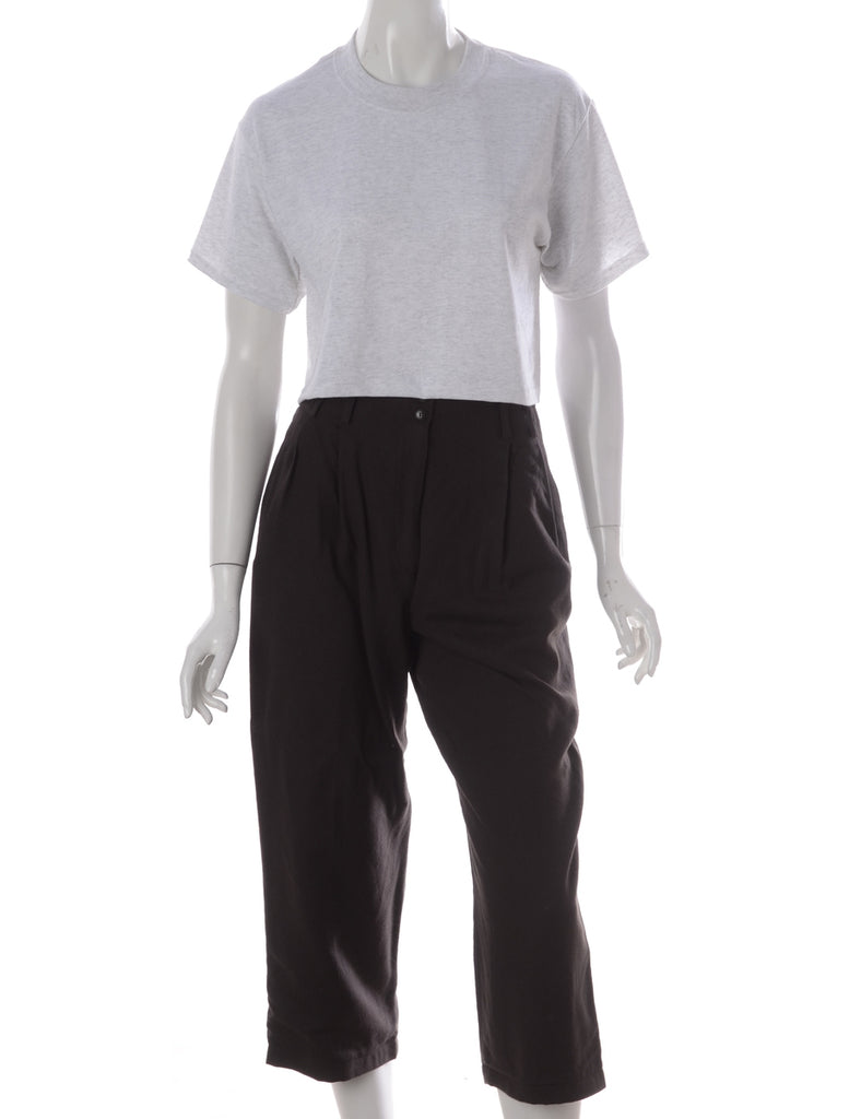 Beyond Retro Label Label Cropped Dana Tapered Trouser