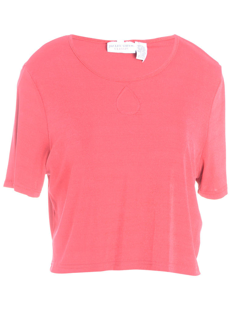 Beyond Retro Label Label Cropped Jen Cut Out Lycra Top