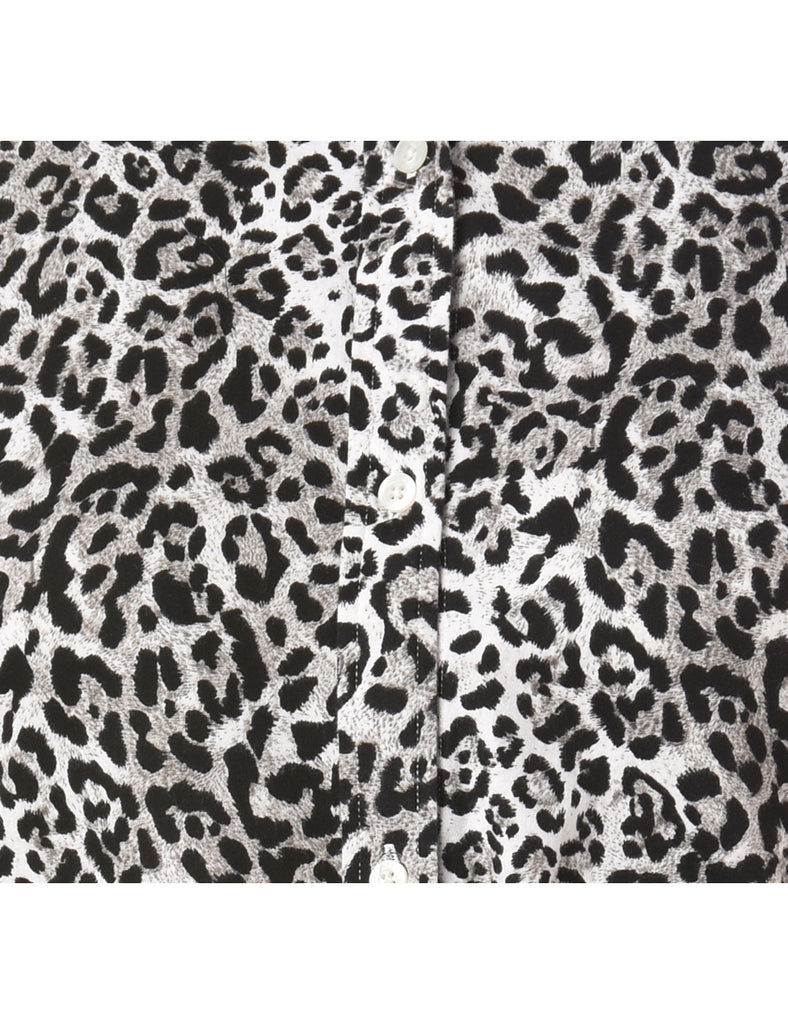 Beyond Retro Label Label Cropped Jessie Tie Front Patterned Shirt