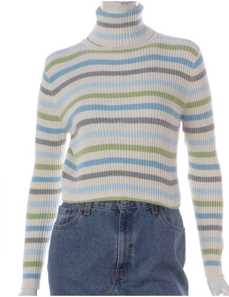 Beyond Retro Label Label Cropped Ribbed Knit