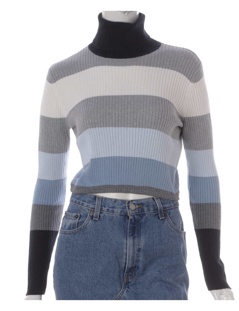 Beyond Retro Label Label Cropped Ribbed Knit