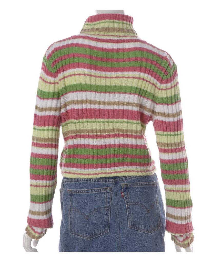 Beyond Retro Label Label Cropped Ribbed Knit