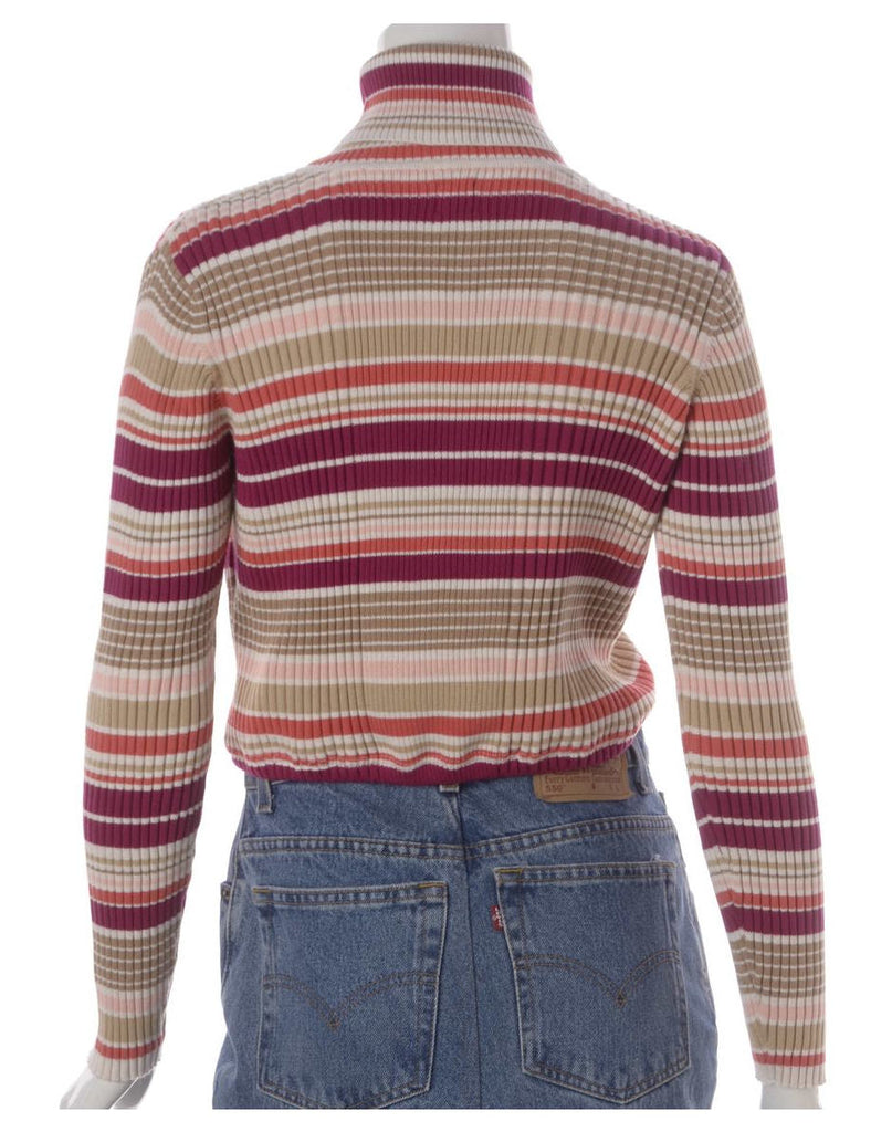 Beyond Retro Label Label Cropped Ribbed Knit