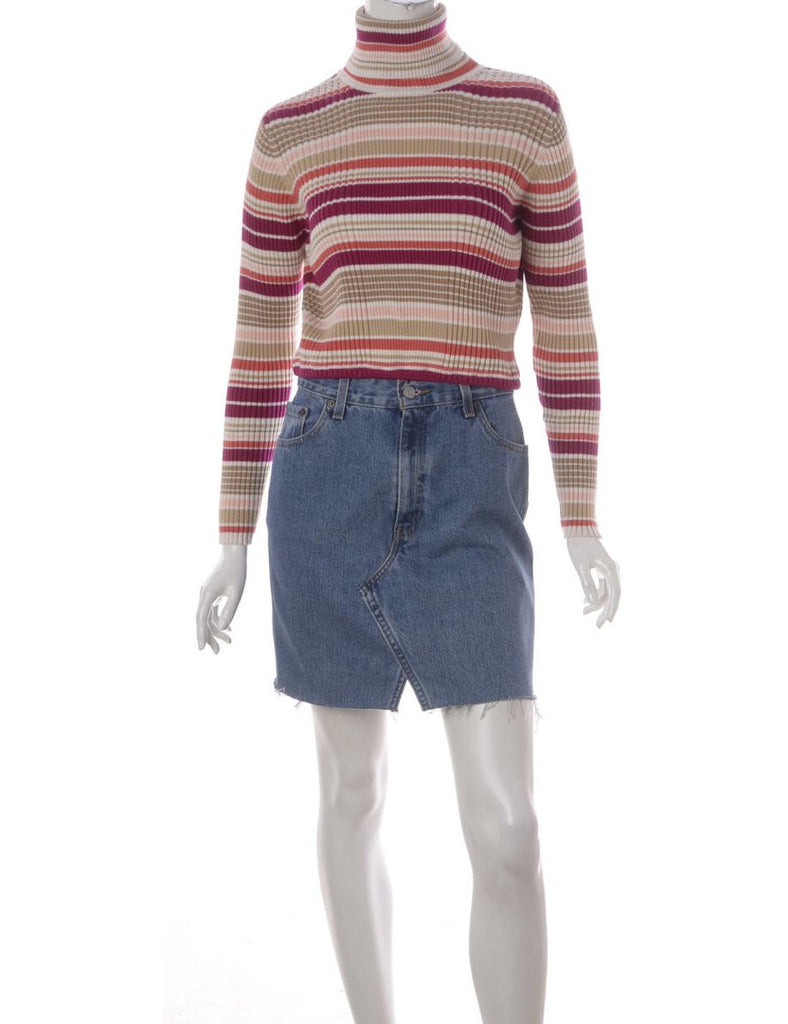 Beyond Retro Label Label Cropped Ribbed Knit