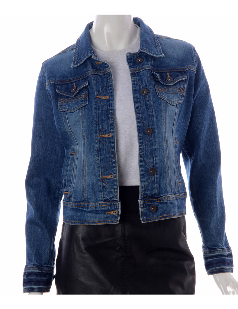 Beyond Retro Label Label Cute But Psycho Denim Jacket
