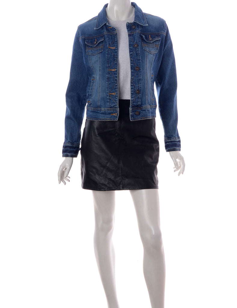 Beyond Retro Label Label Cute But Psycho Denim Jacket