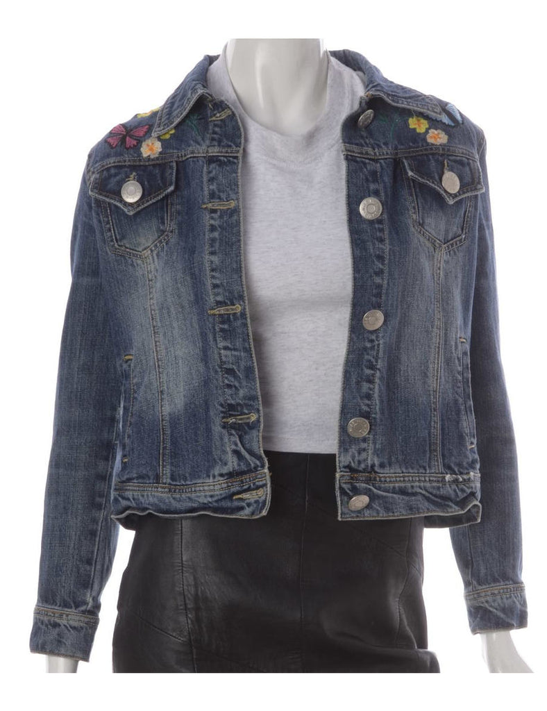 Beyond Retro Label Label Eden Embroidered Denim Jacket