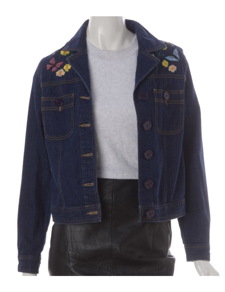 Beyond Retro Label Label Eden Embroidered Denim Jacket