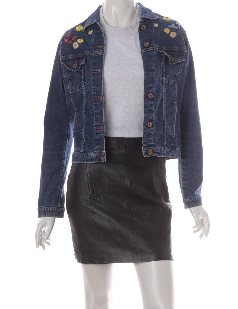 Beyond Retro Label Label Eden Embroidered Denim Jacket