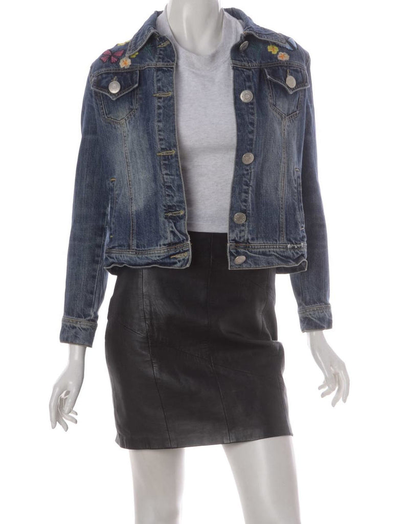 Beyond Retro Label Label Eden Embroidered Denim Jacket