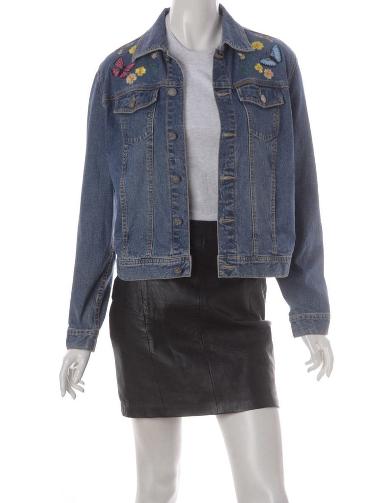 Beyond Retro Label Label Eden Embroidered Denim Jacket