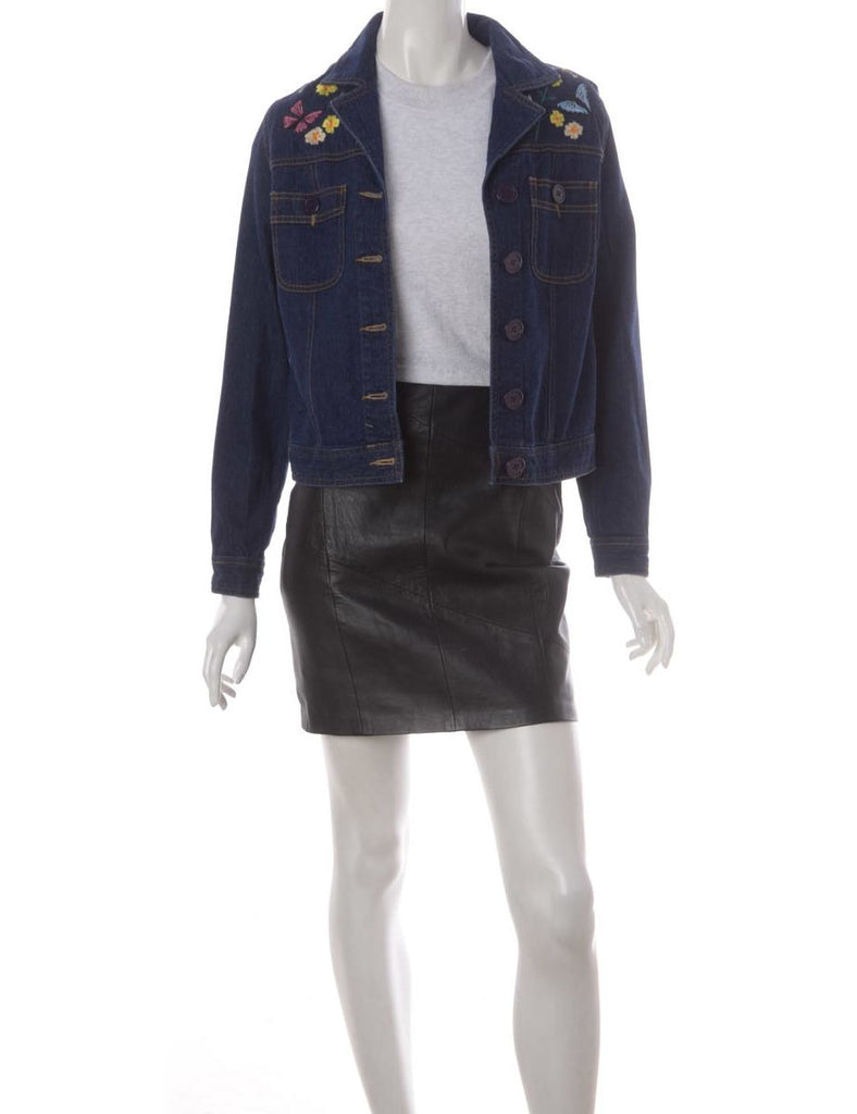 Beyond Retro Label Label Eden Embroidered Denim Jacket