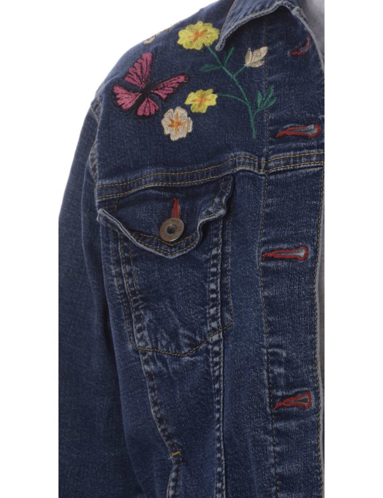 Beyond Retro Label Label Eden Embroidered Denim Jacket