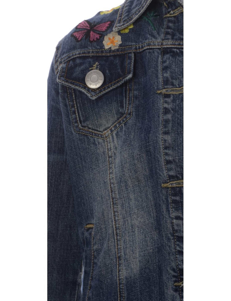 Beyond Retro Label Label Eden Embroidered Denim Jacket