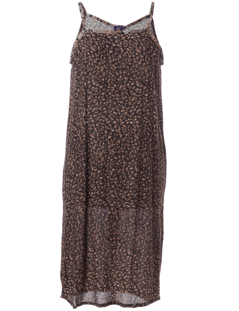 Beyond Retro Label Label Elle 90s Midi High Split Dress