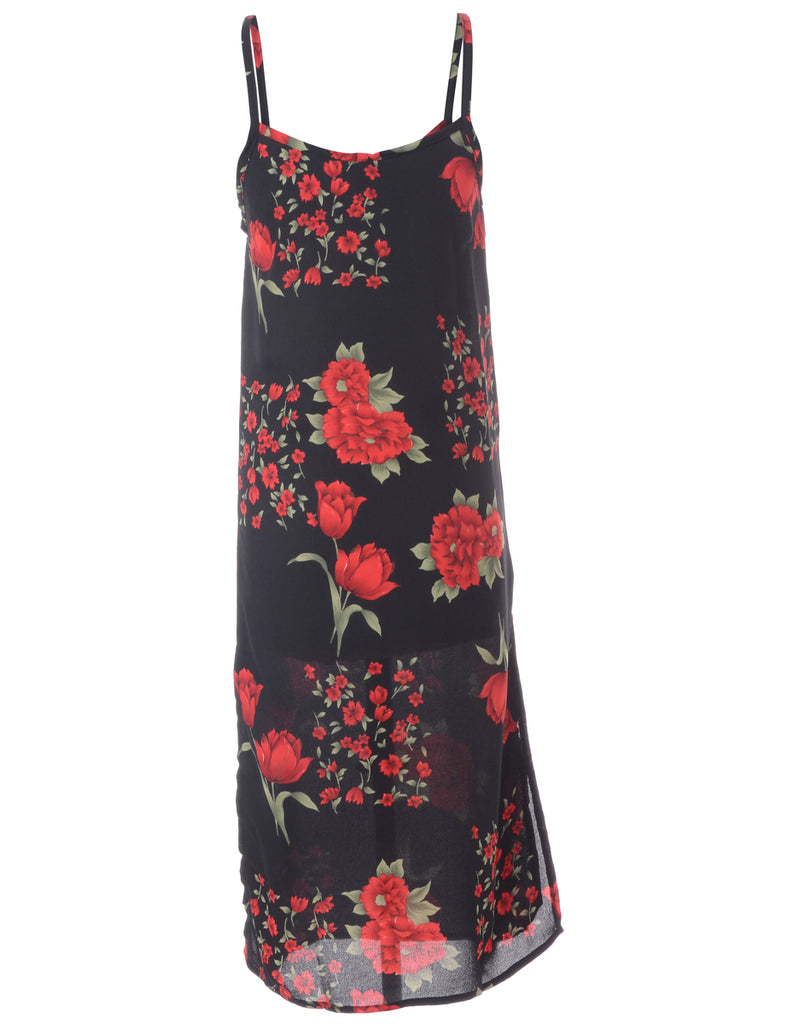 Beyond Retro Label Label Elle 90s Midi High Split Dress