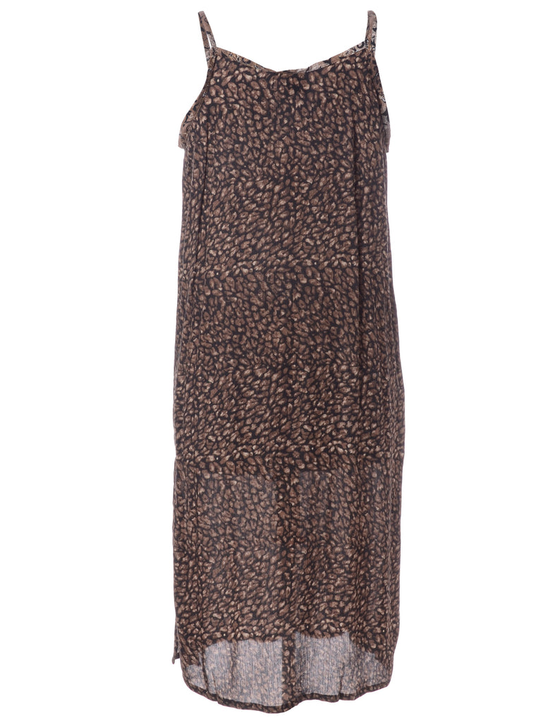 Beyond Retro Label Label Elle 90s Midi High Split Dress