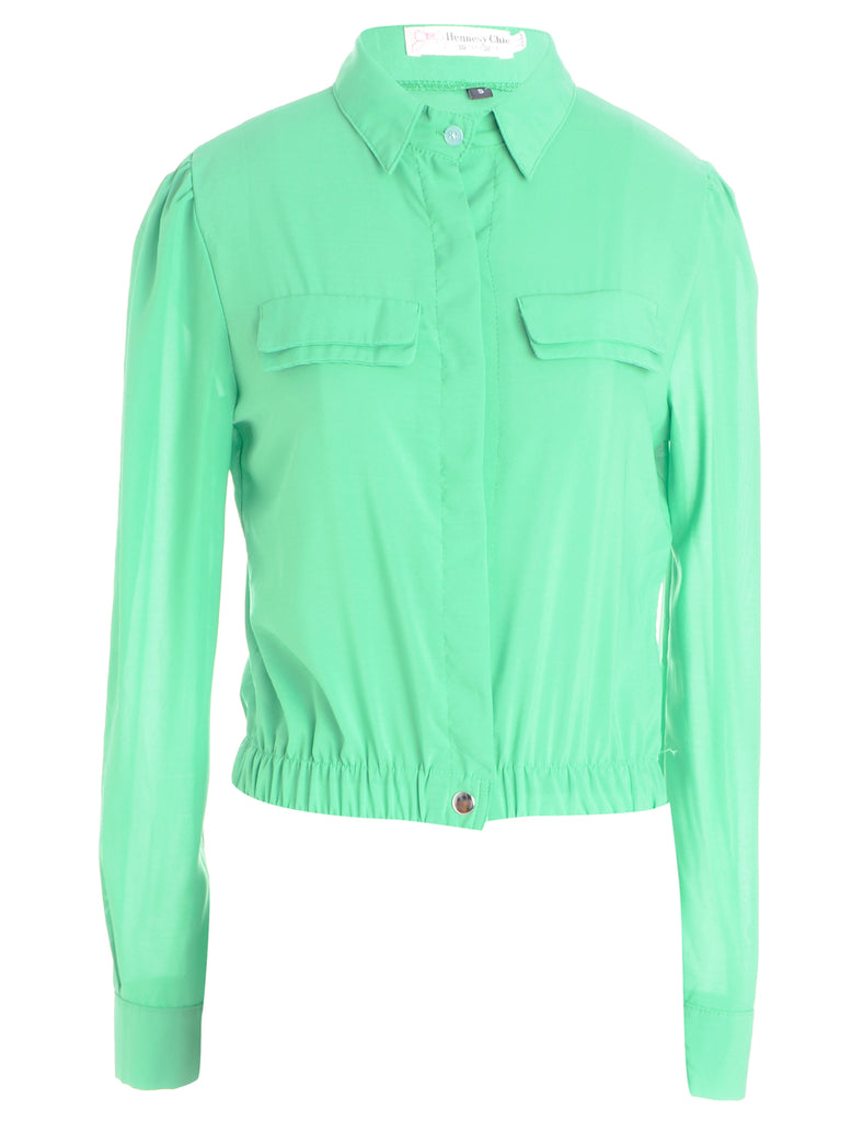 Beyond Retro Label Label Ellen Elastic Waist Blouse