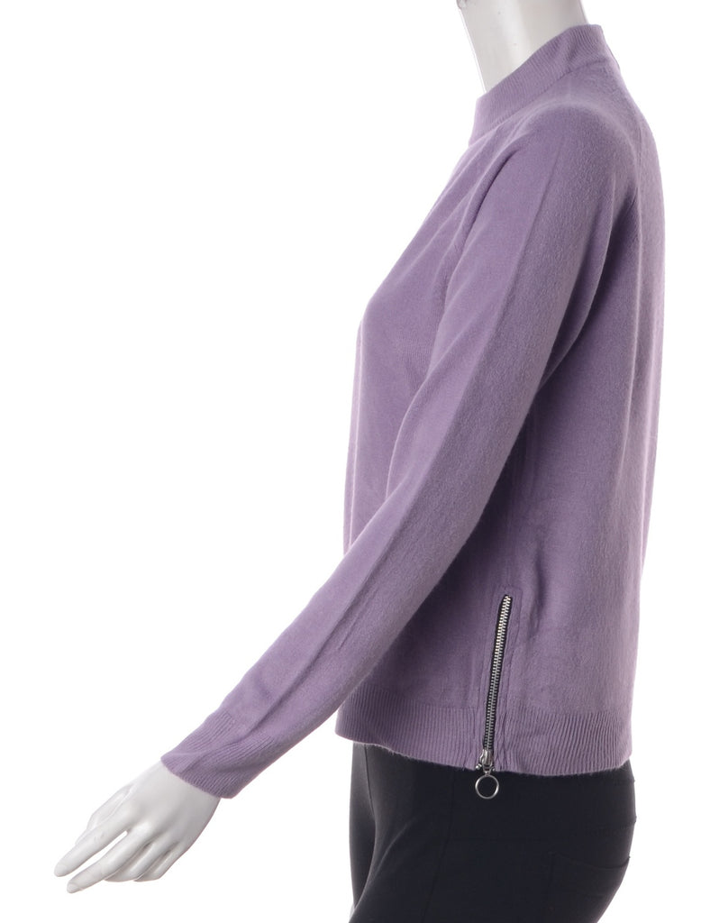 Beyond Retro Label Label Eloise Zip Hem Turtleneck