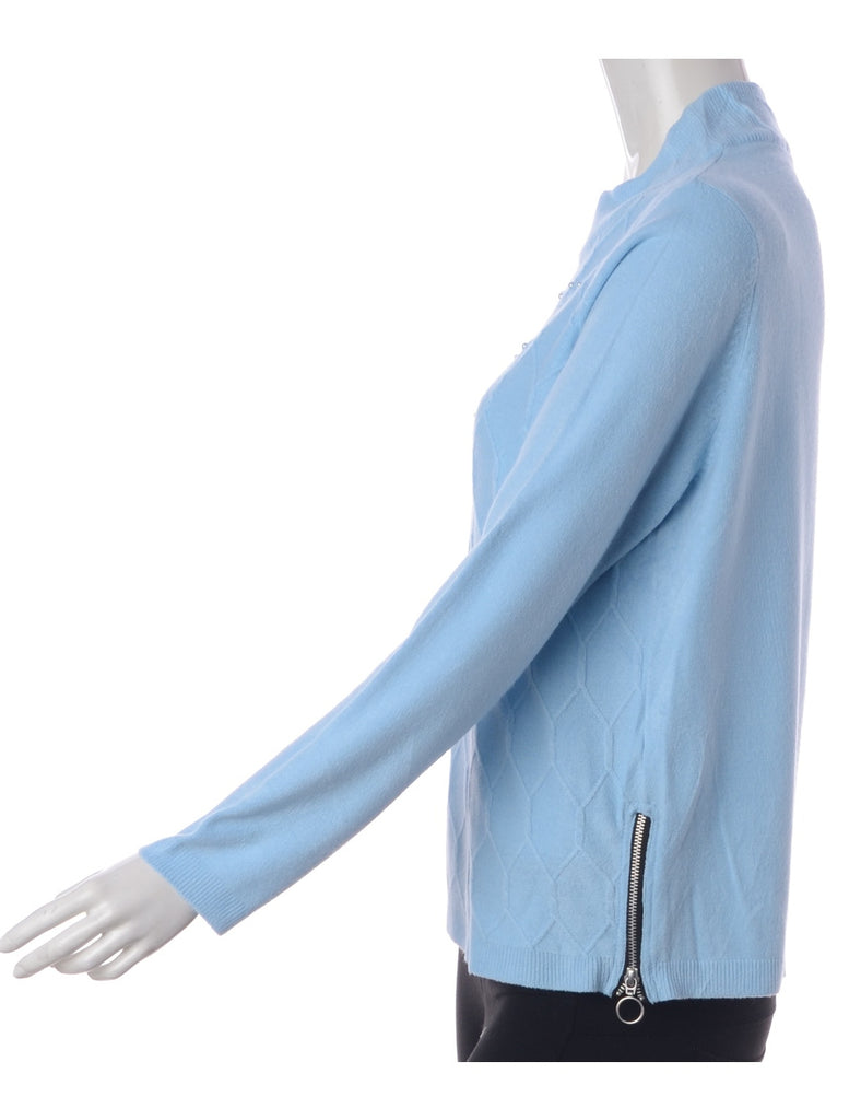 Beyond Retro Label Label Eloise Zip Hem Turtleneck