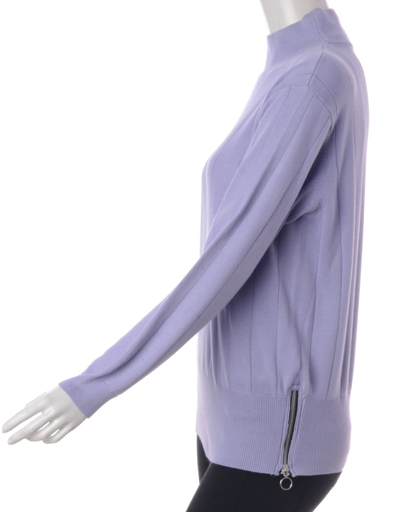 Beyond Retro Label Label Eloise Zip Hem Turtleneck