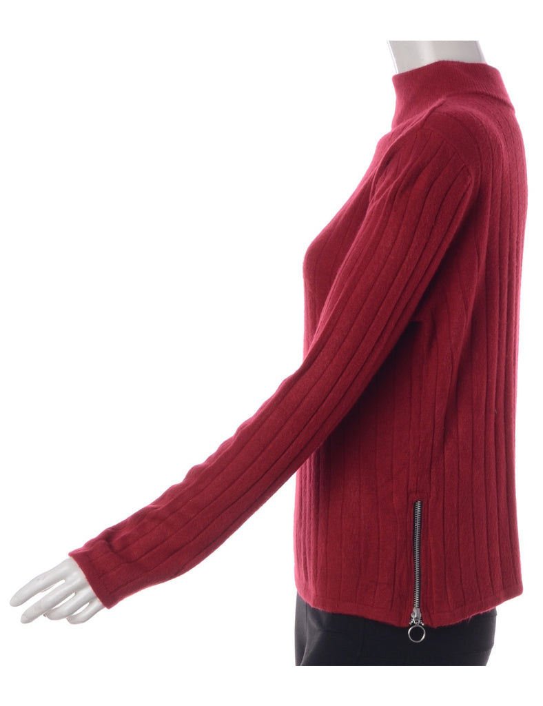 Beyond Retro Label Label Eloise Zip Hem Turtleneck