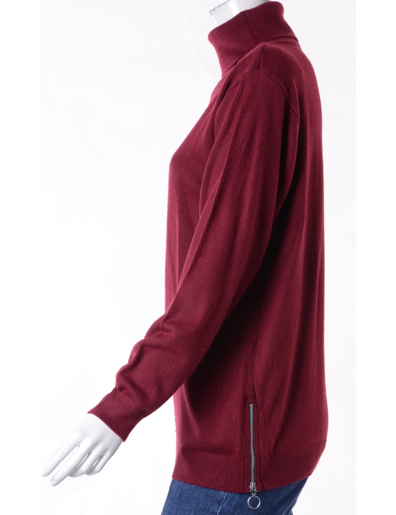 Beyond Retro Label Label Eloise Zip Hem Turtleneck