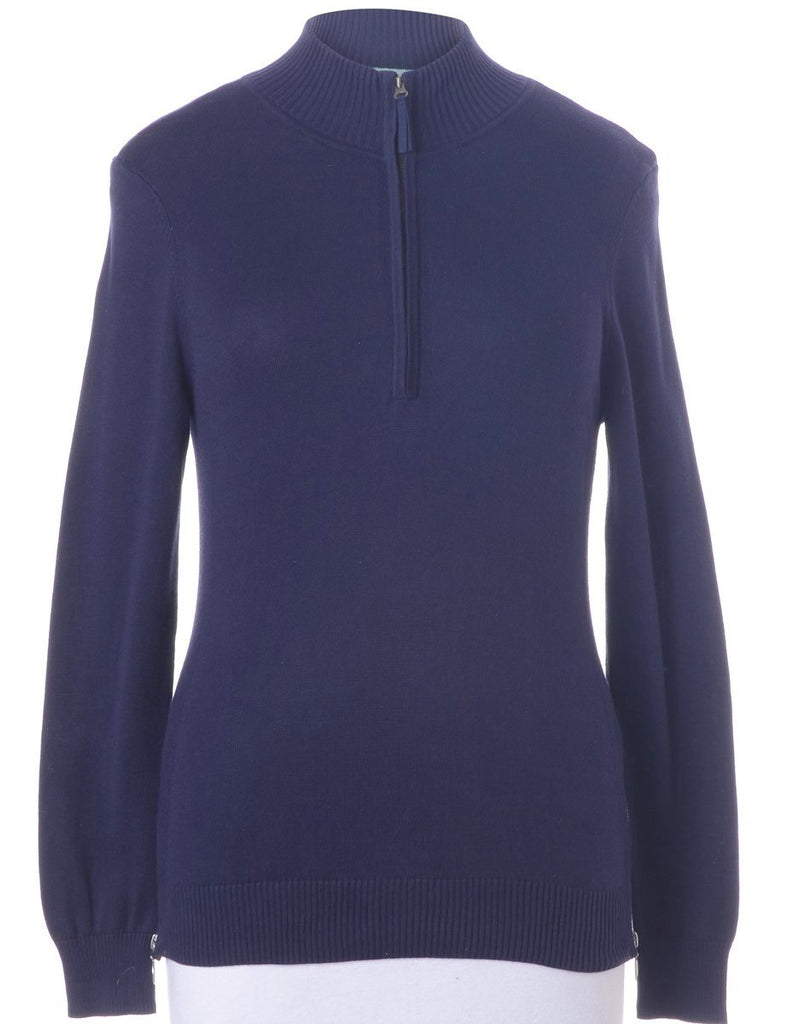 Beyond Retro Label Label Eloise Zip Hem Turtleneck
