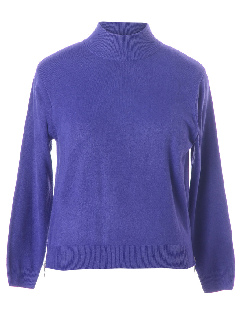 Beyond Retro Label Label Eloise Zip Hem Turtleneck