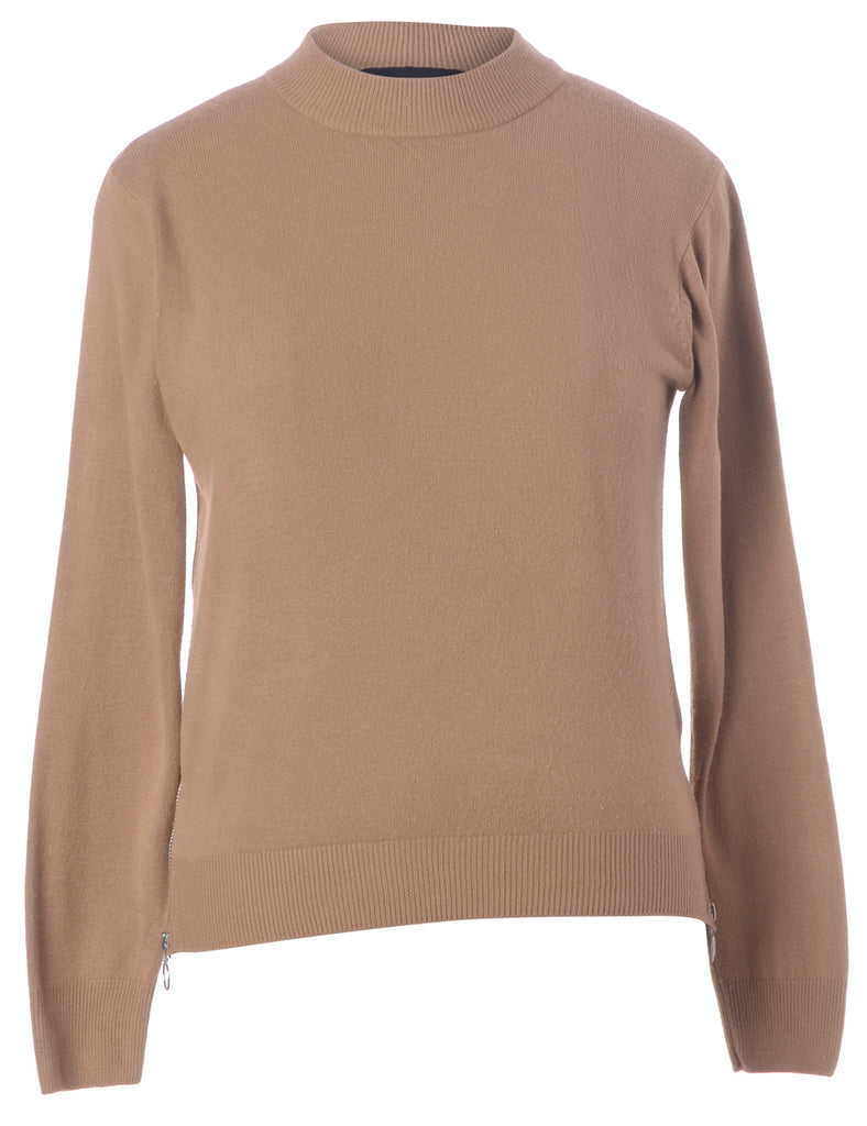 Beyond Retro Label Label Eloise Zip Hem Turtleneck