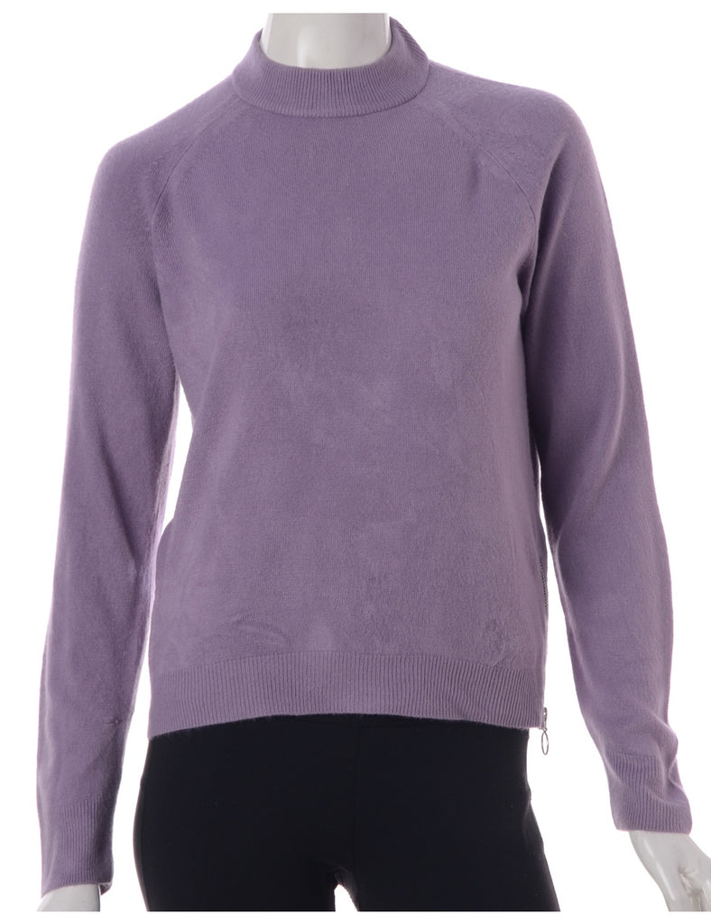 Beyond Retro Label Label Eloise Zip Hem Turtleneck