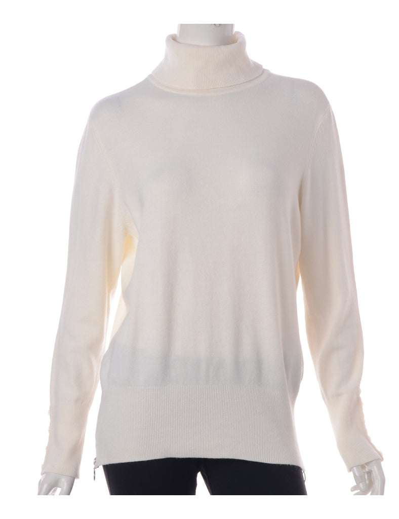 Beyond Retro Label Label Eloise Zip Hem Turtleneck