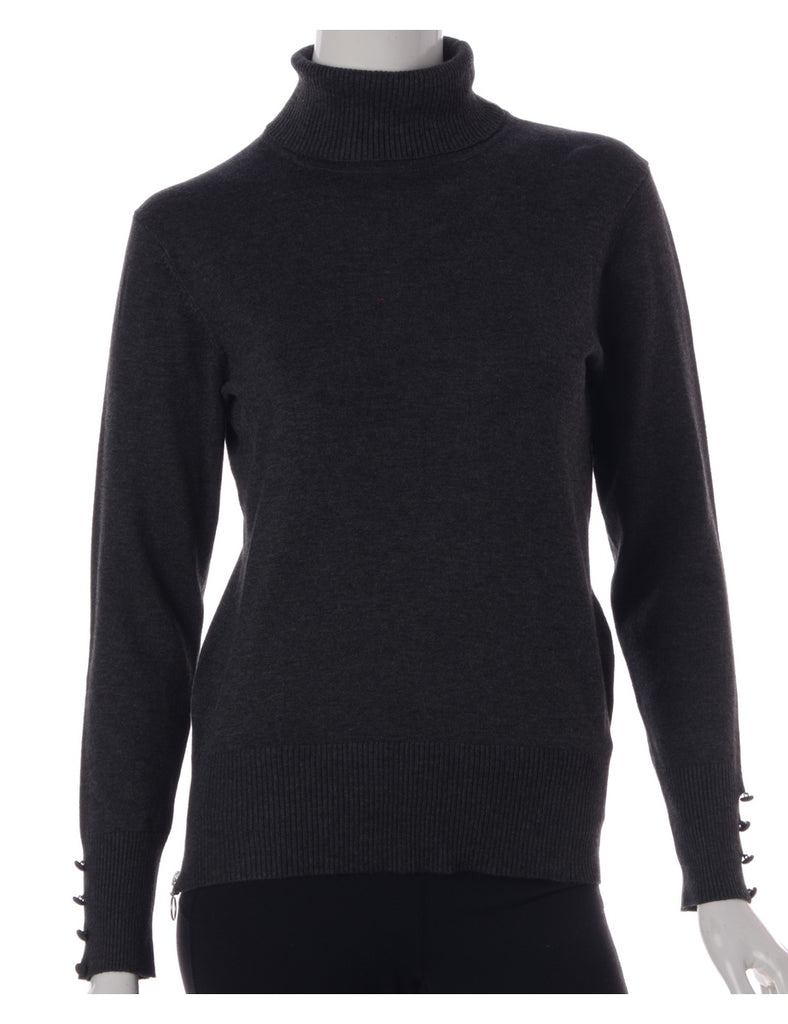 Beyond Retro Label Label Eloise Zip Hem Turtleneck