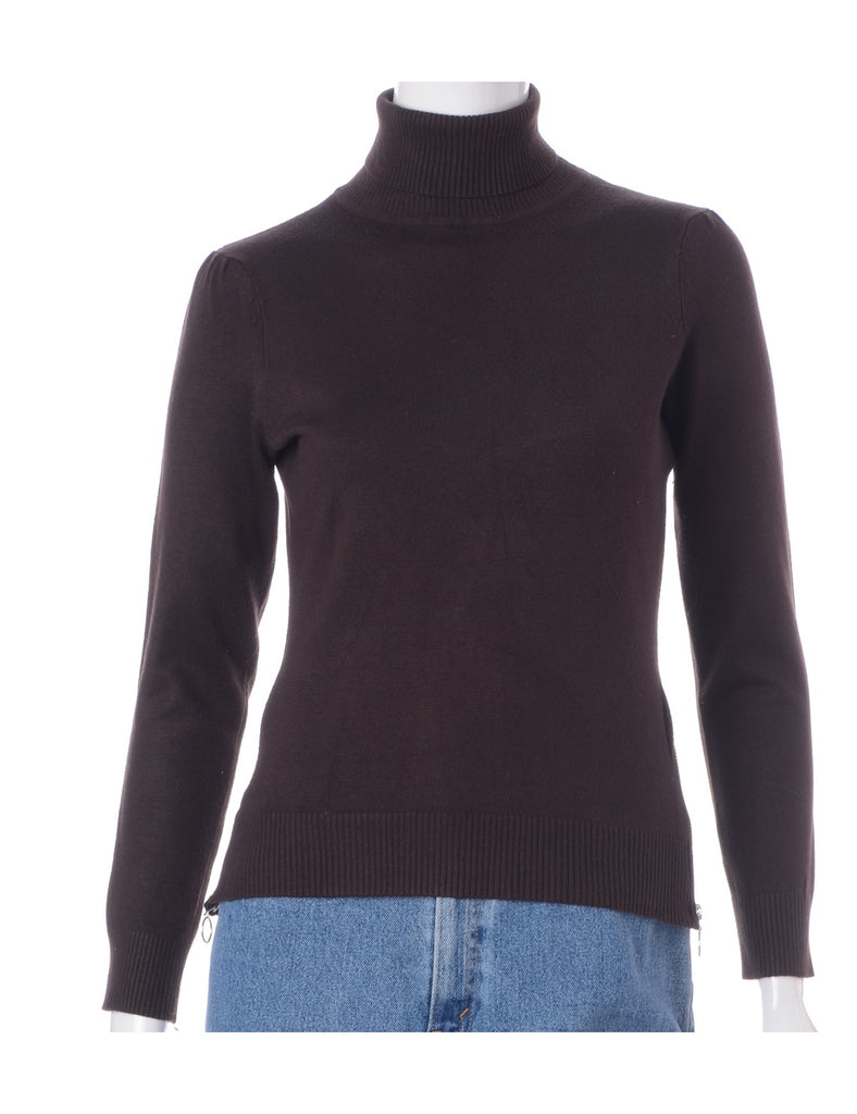 Beyond Retro Label Label Eloise Zip Hem Turtleneck