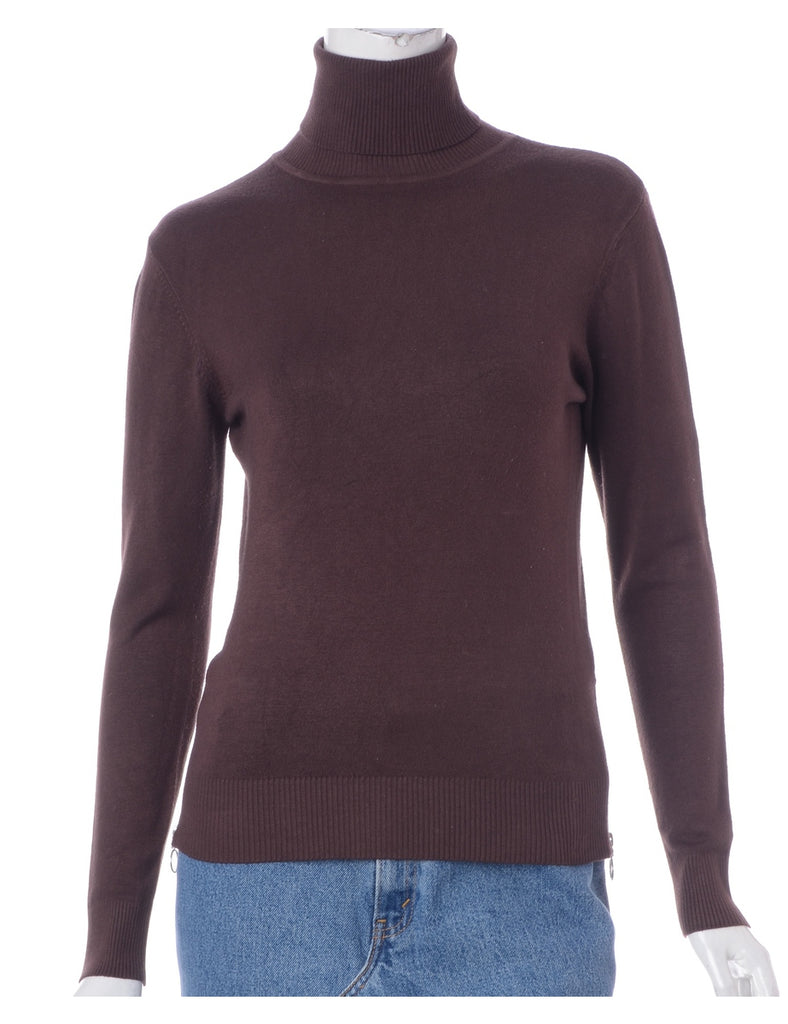 Beyond Retro Label Label Eloise Zip Hem Turtleneck